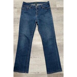 POLO Lauren Ralph Lauren LRL Womens Size 8 Classic Straight Denim Stretch Jeans